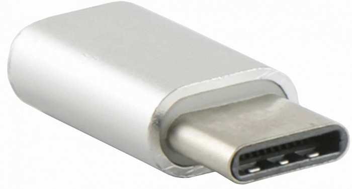 Red Line Micro USB - Type-C серебристый