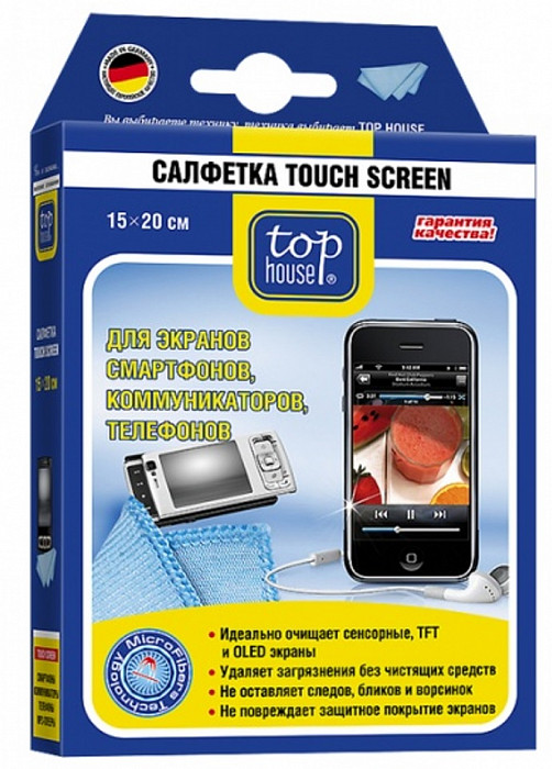 TOP HOUSE 699845 салфетка для телефонов
