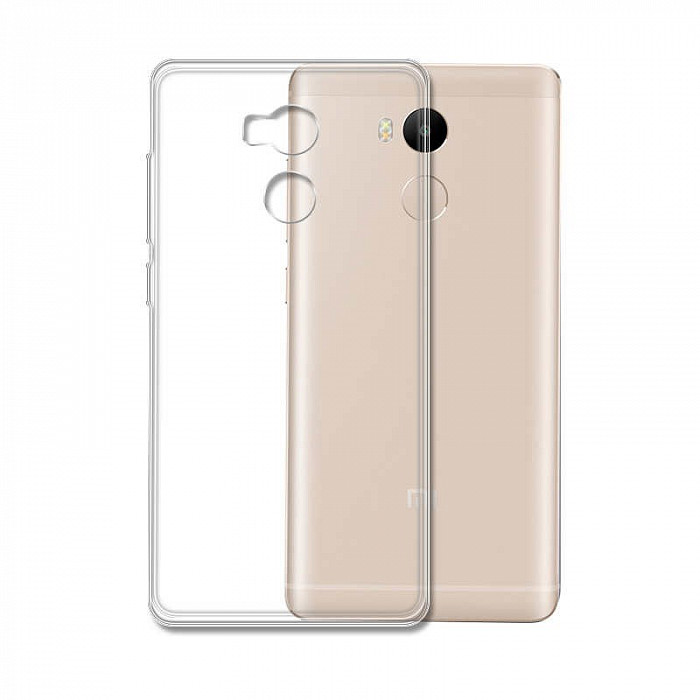 Силиконовая накладка для Xiaomi Redmi 4/4 Pro прозрачный (4931)