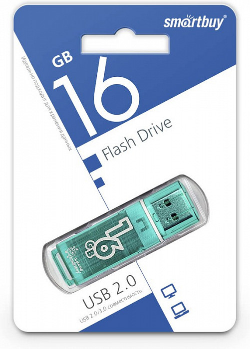 SMARTBUY 16GB Clossy Green (SB16GBGS-G)