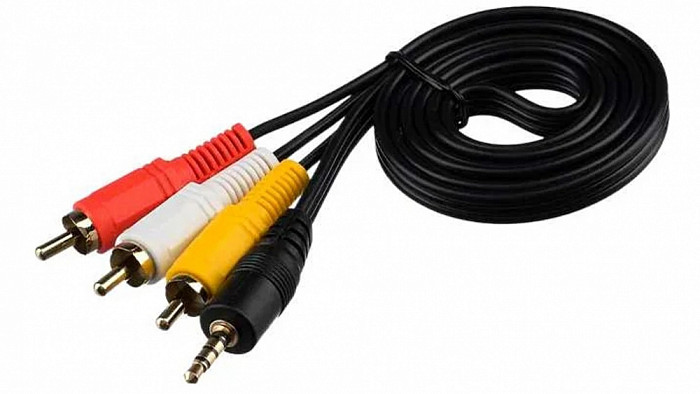 GOPOWER AUX Jack 3.5mm (m)-3xRCA (m) 1.0м