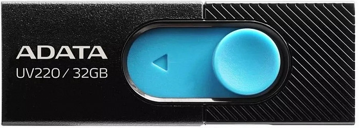 ADATA USB2  32GB AUV220-32G-RBKBL черный/синий