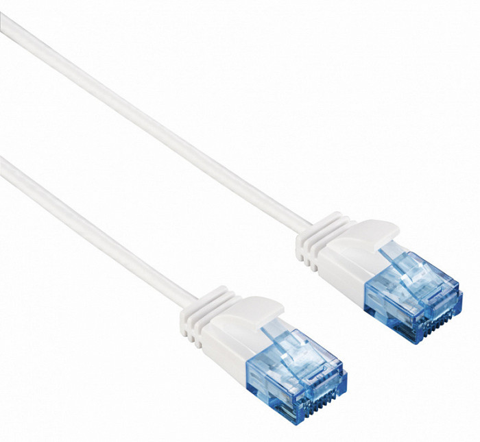Patchcord HAMA Slim-Flexible UTP 4 cat6  1.5м белый