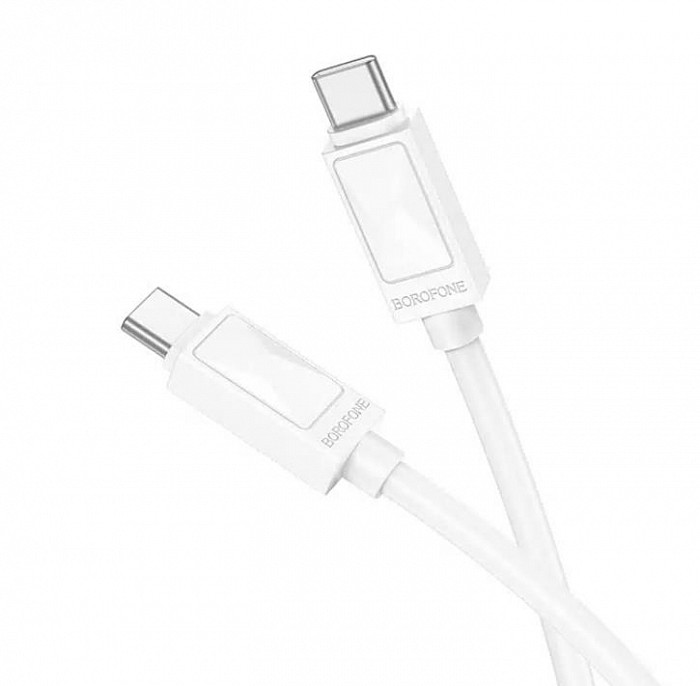 BOROFONE BX109aa Type-C-Type-C 1м, белый